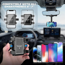 360 ° Rotating Car Rear View Mirror Phone Holder (1 Pc) - justgrabit.in | Just Grab It