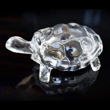 Crystal Glass Turtle - Tortoise for Feng Shui and Vastu - Justgrabit Inc.