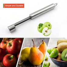 Fruit Core Stainless Steel Set, Core Remover for Apple and Pear, Kitchen Prep Tool Fruit Core Remover Tool with Soft Handle, Apple Corer Stainless Steel, Kitchen Gadget Dishwasher Safe - Justgrabit Inc.