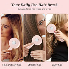 Air Cushion Massage Brush with Long Handle & Self - Cleaning Detangling Comb - justgrabit.in | Just Grab It