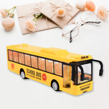 Inertia Bus Toys , High Simulation Yellow Fine Details Mini Bus - justgrabit.in | Just Grab It