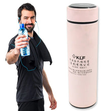 Printed Smart Vacuum Insulated Water Bottle with LED Temperature Display (1 Pc / 500 ML Approx / Multicolor) - justgrabit.in | Just Grab It