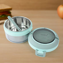 Ganesh Tiara 400ml Stainless Steel Insulated Lunch Box with Leakproof Lid & Folding Spoon - Justgrabit Inc.