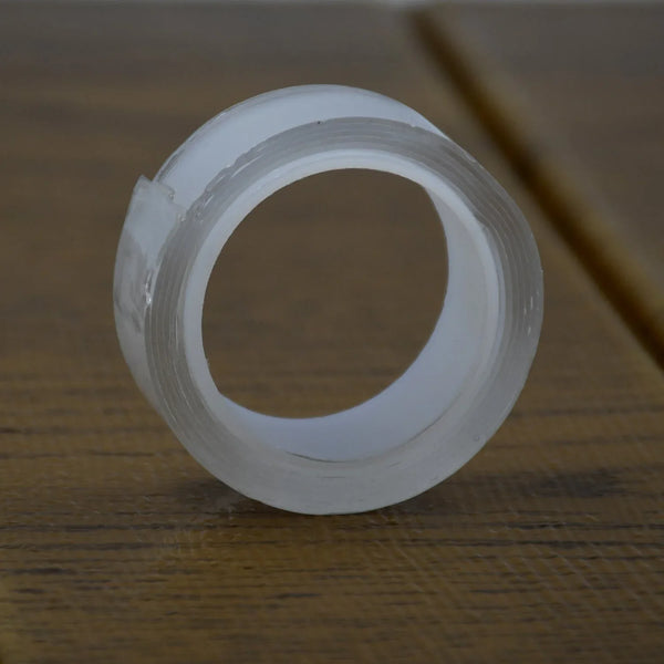 Sticky Tape Washable Adhesive 1M Tape Reusable, wear - resistant Tape Nano Tape Double Sided Tape For Paste Photos Home Office School - justgrabit.in | Just Grab It
