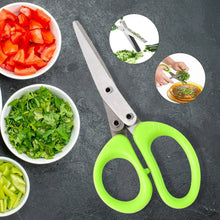 Premium 5 Blade Multipurpose Herb Scissors (1 Pc) - Justgrabit Inc.