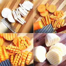 Stainless Steel Crinkle Cutter Knife for Salad and Vegetables - justgrabit.in | Just Grab It