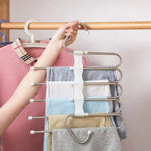 5 in 1 Stainless Steel Foldable Hangers for Clothes Hanging - Justgrabit Inc.