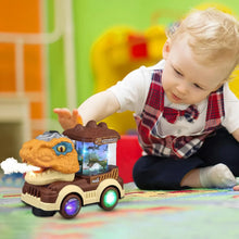 Dinosaur Car Toy with Humidifier Sound and Light (1 Pc) - Justgrabit Inc.