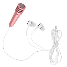 Mini Microphone Mic with Earphone for Voice Recording, Mike Mic Microphone with Handsfree for Mobile Computer, Headphone Handfree Earphone Usb Microphone Vocal Gift Miniature Children (1 Pc) - Justgrabit Inc.