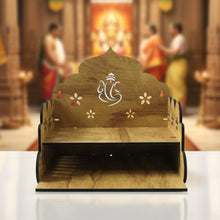 Wooden Temple Style Home Mandir stand for Pooja - justgrabit.in | Just Grab It