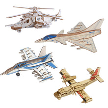 3D Wooden Aircraft Puzzle DIY Assembly Kit (Mix Design – 1 Set) - justgrabit.in | Just Grab It