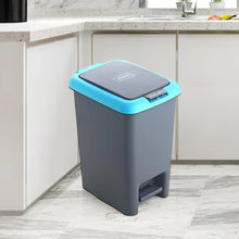 Apex Plastic Push N Pedal Dust Bin | Hands - Free Operation, Compact Design 6.5 Liters (1 Pc / Mix Color) - Justgrabit Inc.