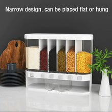 Wall - Mounted Cereals Dispenser Press Grain Storage Tank - Justgrabit Inc.