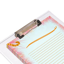Transparent Premium Exam Pad with Centimeter Measuring Side for Students - justgrabit.in | Just Grab It
