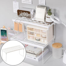 Folding Storage Organizer Stack Shelf Rack (1 Pc) - justgrabit.in | Just Grab It