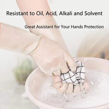 Cleaning Gloves Hand Gloves for Kitchen Household (1 Pair) - justgrabit.in | Just Grab It