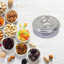 Round Smiley Multi Purpose 4 Compartment Box For Home & Kitchen Use - justgrabit.in | Just Grab It
