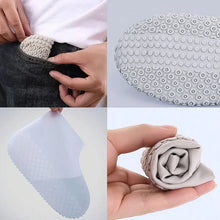 Non - Slip Silicone Rain Reusable Anti skid Waterproof Fordable Boot Shoe Cover (Large Size / 1 Pair / Mix Color) - Justgrabit Inc.