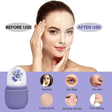 Beauty Ice Roller for Face & Eye Massage (Reusable, Purple / Without Box) - Justgrabit Inc.