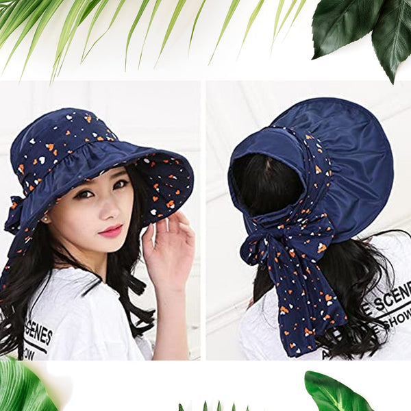 Girls UV Protection Hat - Premium Quality Sun Cap for Beach, Golf, Fishing (1pc) - justgrabit.in | Just Grab It