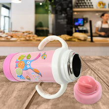 Stainless Steel Water Bottle With Handle & Straw Leak Proof, Rust Proof, Hot & Cold Drinks, Gym Sipper BPA Free Food Grade Quality, Steel fridge Bottle For office / Gym / School (350 Ml) - Justgrabit Inc.