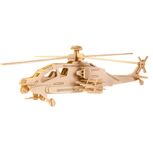 3D Wooden Helicopter Puzzle DIY Model Kit (1 Set) - justgrabit.in | Just Grab It