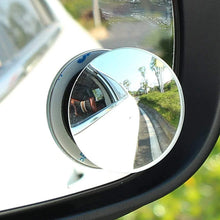 Blind Spot Round Wide Angle Adjustable Convex Rear View Mirror - Pack of 2 - Justgrabit Inc.