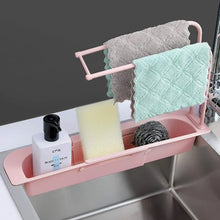 Over - Sink Expandable Sink Caddy with Dual Towel Bar & Drip Tray - justgrabit.in | Just Grab It