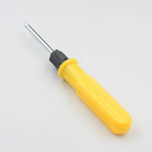 Small Pocket Size 2 in 1 Slotted Cross Head Double Sided Flat Magnetic Screwdriver with PVC Plastic Coated Handle (1 Pc) - justgrabit.in | Just Grab It