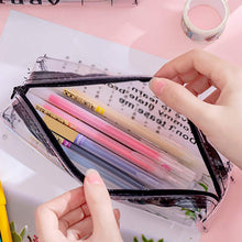 Transparent Pencil Pouch With Zipper (1 Pc) - justgrabit.in | Just Grab It