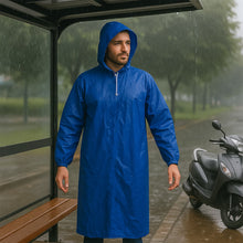 Large Durable Waterproof Hooded Raincoat For Men (1 Pc) - justgrabit.in | Just Grab It