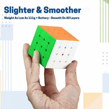 Small 4×4×4 High Speed Stickerless Magic Cube Puzzle Toy for Kids and Adults - justgrabit.in | Just Grab It