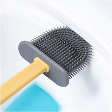 Silicone Toilet Brush with Holder (Without Box) - justgrabit.in | Just Grab It