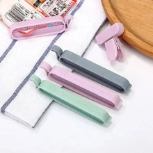 12 Pieces Food Clips, Plastic Food Bag Clips Reusable Bag Clips for Food Storage Colorful Sealing Clips for Snack, Coffee, Home, Kitchen, Travel, Camping - justgrabit.in | Just Grab It
