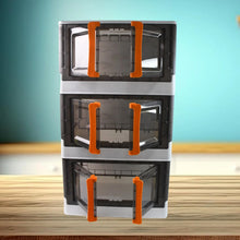 Plastic Folding Wardrobe Storage Organizer (3 Layer / 1 Pc) - Justgrabit Inc.