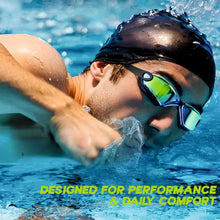 Knx Professional Anti - Fog UV Protection Swimming Goggles with Mirrored Lenses and Earplugs - Justgrabit Inc.