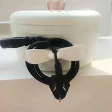 Power Plug Holder Organizer for Appliances Tidy Cord Winder Cable Organizer Self Adhesive Wire Wrap Holder for Coffee Maker Pressure Etc (1 Pc / 8x3 Cm / Small) - Justgrabit Inc.