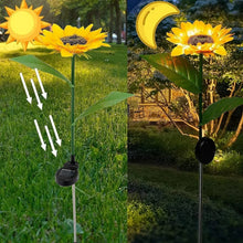 Sunflower Solar LED Lights, Warm White Garden Light (1 Pc) - Justgrabit Inc.