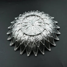 Plastic Silver Finish Serving Tray, Decorative Multipurpose Tray (1 Pc) - justgrabit.in | Just Grab It