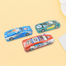 Car - Shaped Metal Compass Box (1 Pc): Pencil Case for Kids, Stationery - Justgrabit Inc.