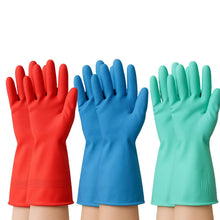 Long Cuff Multipurpose Rubber Cleaning Gloves (1 Pair, Mix Color) - justgrabit.in | Just Grab It