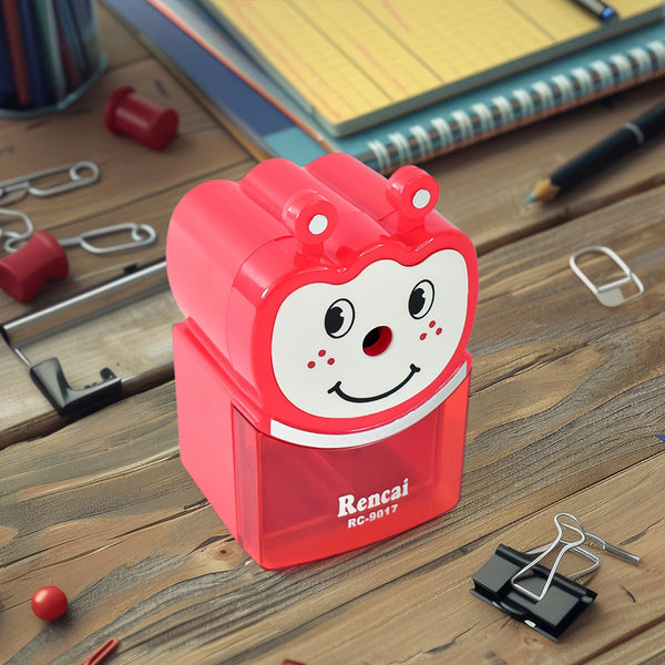 Cartoon Shaped Sharpener for Kids – Animal Shaped Pencil Sharpener (1 Pc) - justgrabit.in | Just Grab It