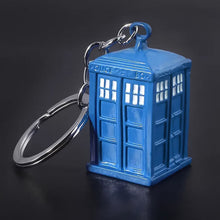 Police Booth Box Shape 3 D Metal Keychain (1 Pc) - justgrabit.in | Just Grab It