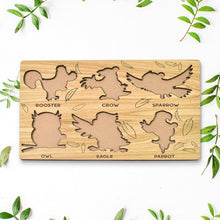 Wooden Bird Puzzle Learning Educational Board (1 Set / 28×20 Cm) - justgrabit.in | Just Grab It