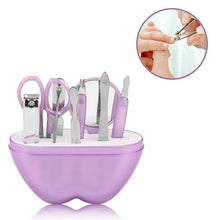 8 in 1 Apple Shape Manicure Set - Justgrabit Inc.