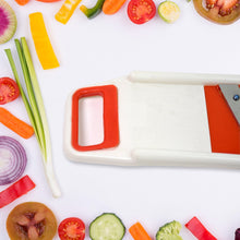 Plastic 6 in 1 Vegetables Slicer, Cutter and Fruit Dicer Grater (1 Set) - justgrabit.in | Just Grab It