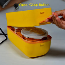 2Layer Electric Lunch Box for Office, Portable Lunch Warmer with Removable 4 Stainless Steel Container. - Justgrabit Inc.