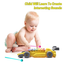 Musical Car Piano Xylophone Toy, Plastic Car Xylophone (1 Set) - justgrabit.in | Just Grab It