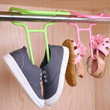Multi - Function Drying Rack & Shoe Organizer – Hanging Storage Shelf for Wardrobe & Closet, Shoe Stand & Holder (2 Pc Set) - Justgrabit Inc.