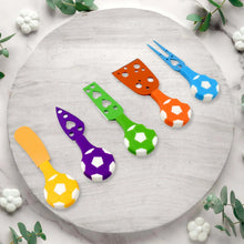 Football Soccer Cheese Knife Set (5 Pcs Set) - justgrabit.in | Just Grab It